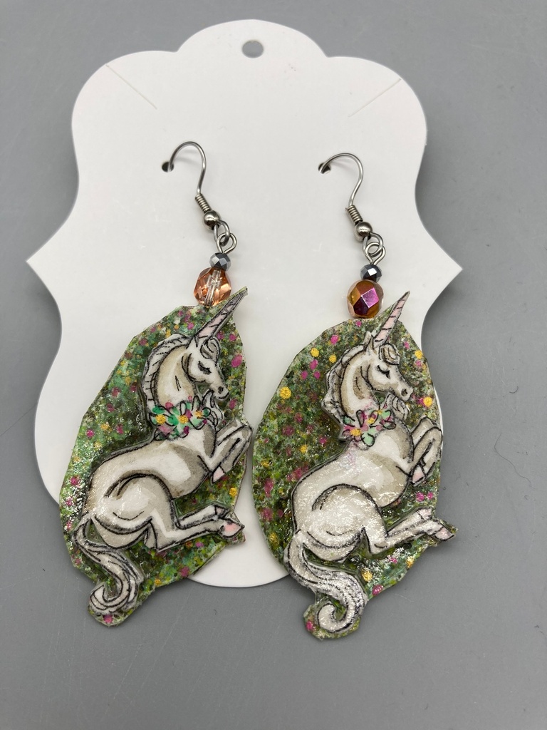 Jennifer Schroeder- Unicorn Earrings