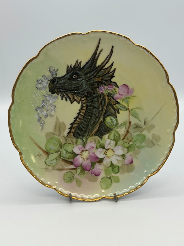 Jennifer Schroeder-Dragon Vintage Plate