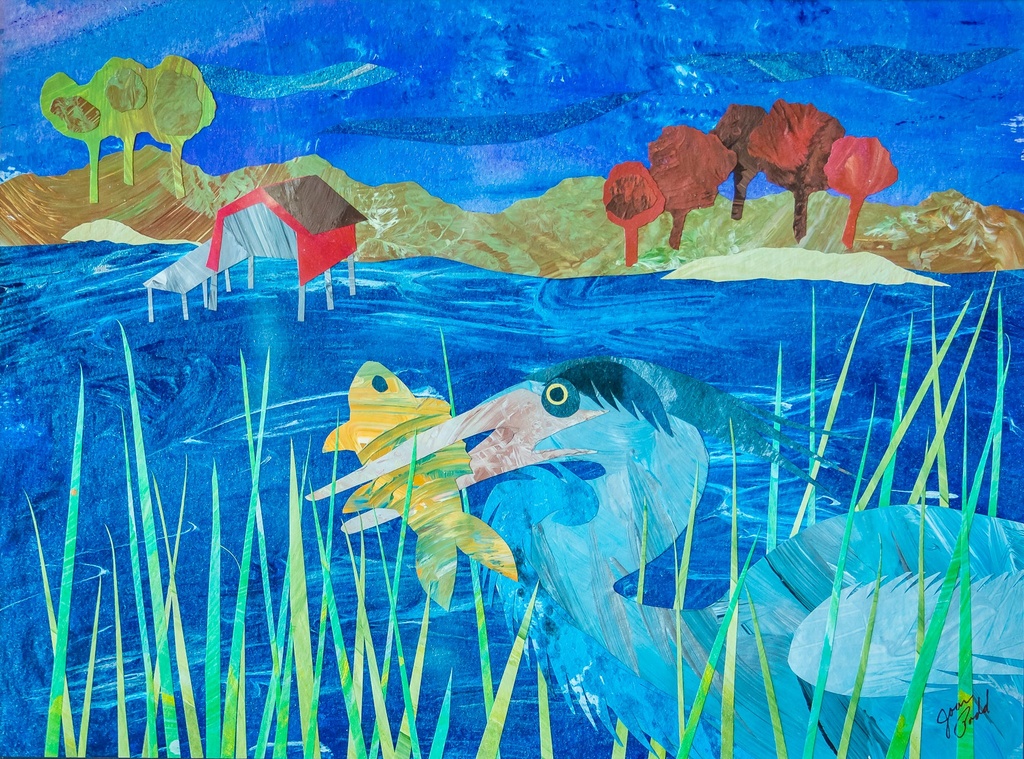 Joan Podd-Queen's Creek Heron