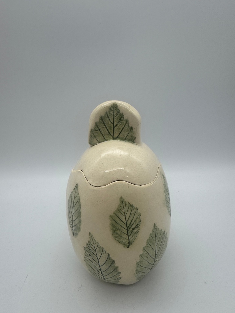 Linda Brent- Leaf Covered Container