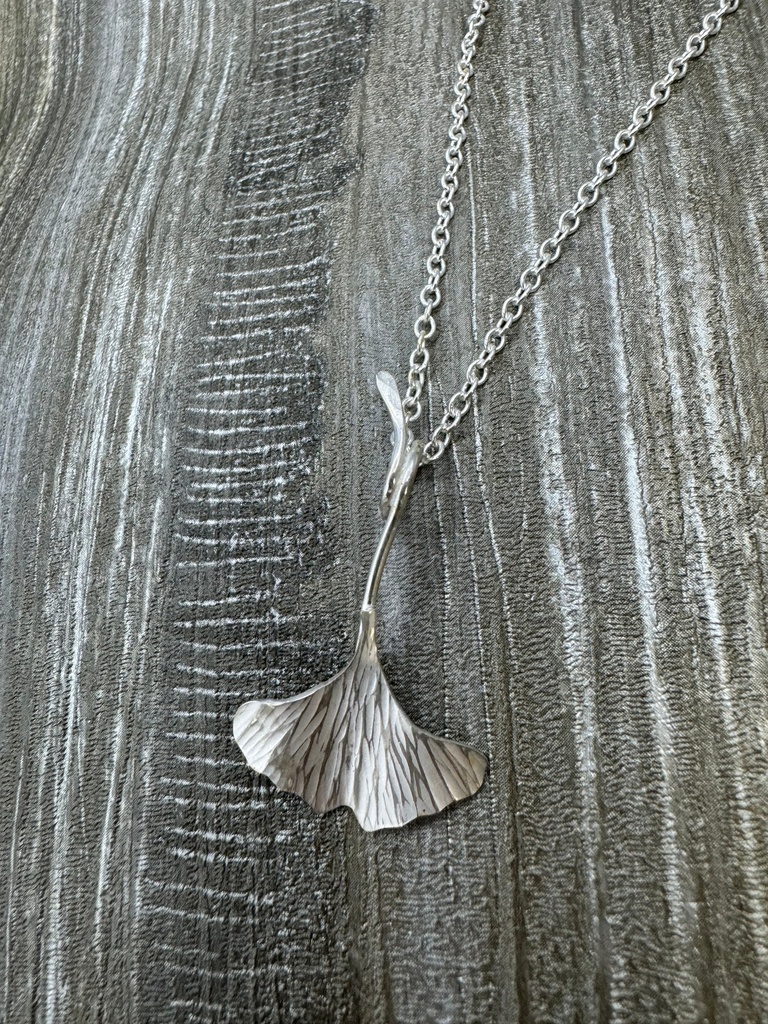 Robin Grabinska-Gingko Necklace