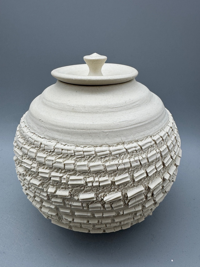Wendy Jensen - White Crackle Jar