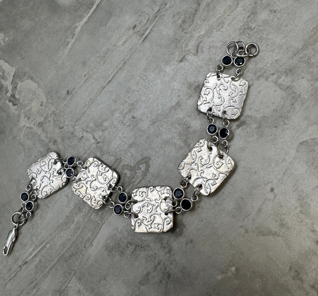 Cynthia Quesenberry -Sterling Silver Chain Bracelet
