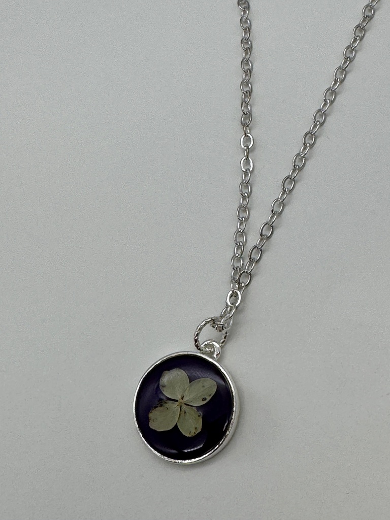 Denise Bush-Purple Hydrangea Necklace