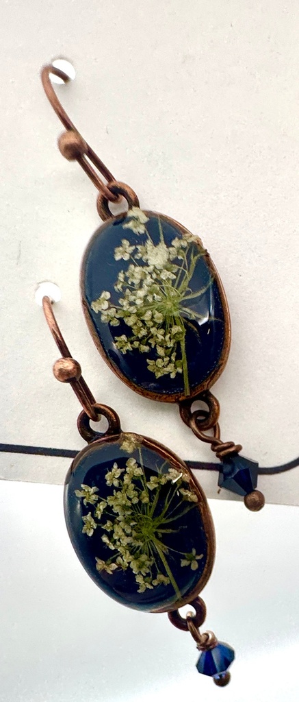 Denise Bush-Queen Anne's Lace Earrings