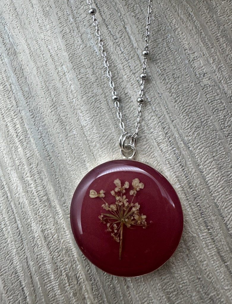 Denise Bush-Queen Anne's Lace Necklace 1
