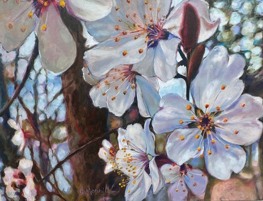 [GM076] Gayle Merrill -Flowering Trees