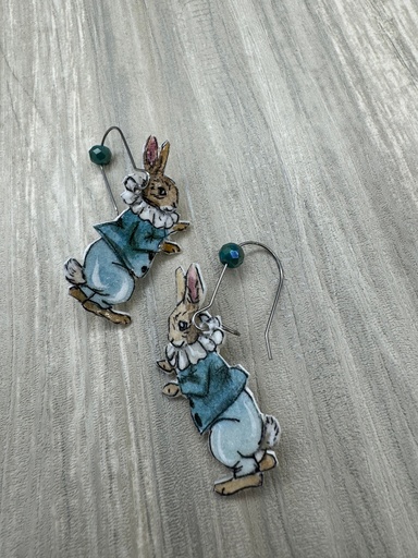 [JAS03] Jennifer Schroeder- Peter Rabbit Earrings