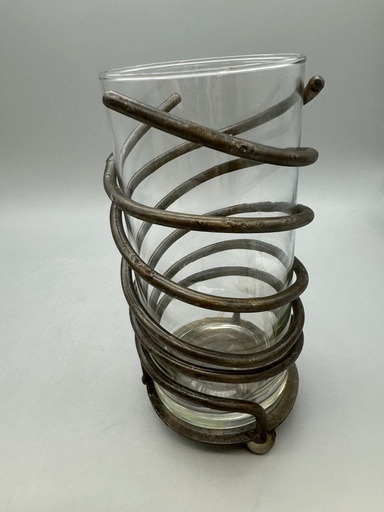 [JL024] John Latell- Steel Vase