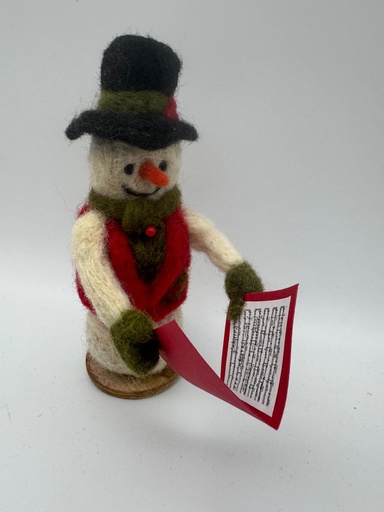 [CTP-JS021] Judy Salatino-Caroling Snowman 1
