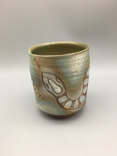 [KM089] Katherine Maloney - Carved Snake Cups