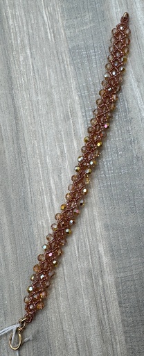 [CB-014] Catherine Bond-Copper Crystal Bracelet