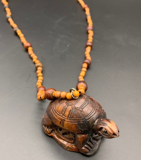 [LW0029] Liz Wallace - Netsuke Turtle Necklace