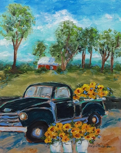 [LS-MJ03] Margaret Benton-Jones - Johnson's Sunflower Truck