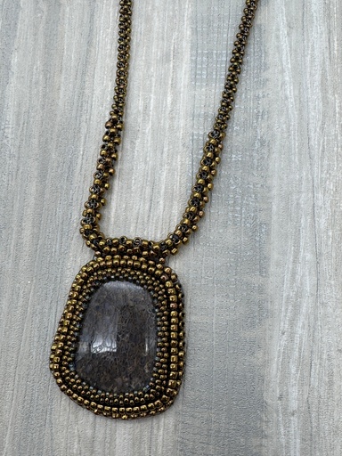[CLB-205] Catherine Bond-Dinosaur Bone Necklace