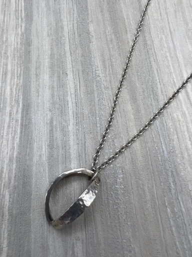 [RGJ-01] Robin Grabinsk-Double Crescent Necklace