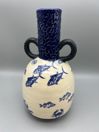 [SUE042] Sue Henshaw- Ocean Sculpture Vase
