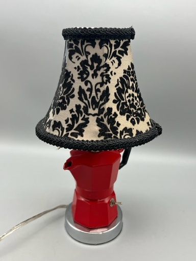 [TD033] Timothy Dooley-Red Mini Espresso Pot Lamp