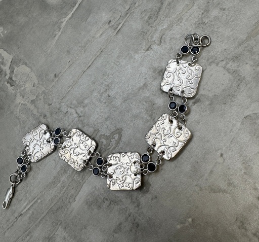 [CQ013] Cynthia Quesenberry -Sterling Silver Chain Bracelet