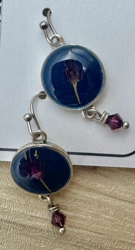 [DB060] Denise Bush-Allium Flower Earrings