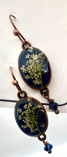 [DB065] Denise Bush-Queen Anne's Lace Earrings